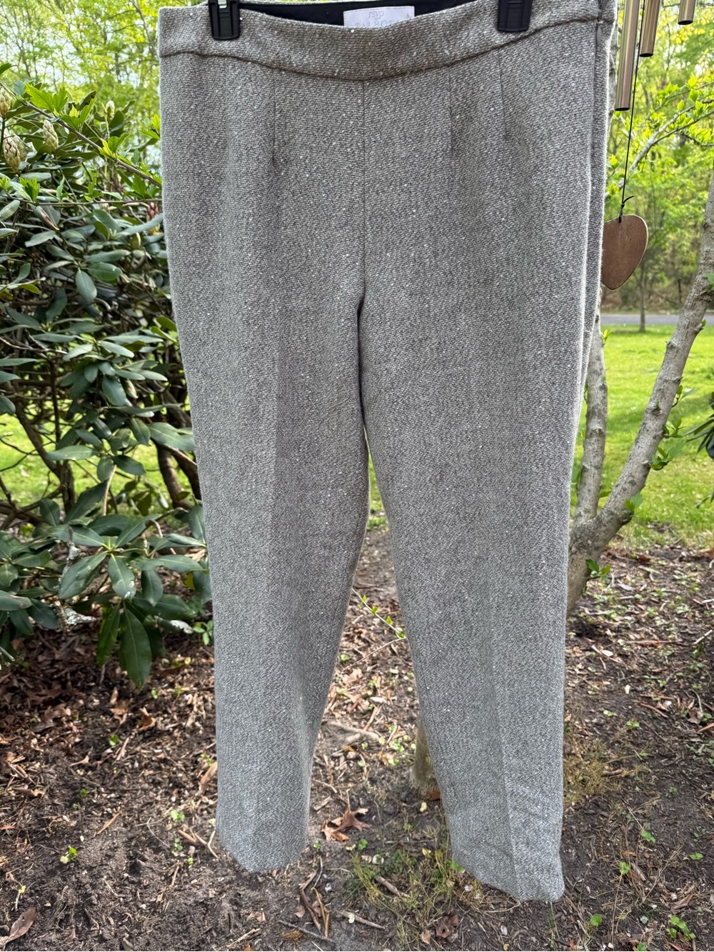 Talbots Gray Cropped Dress Pants
